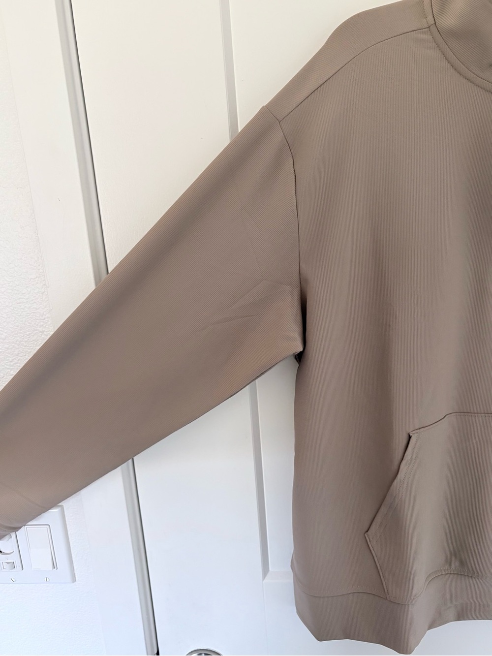 Skechers Women's Half-Zip Pullover Sweater - Tan - Picture 5 of 7